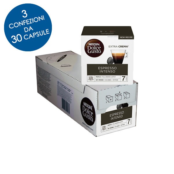 Ingrosso 90 capsule Nescafe Dolce Gusto ESPRESSO INTENSO